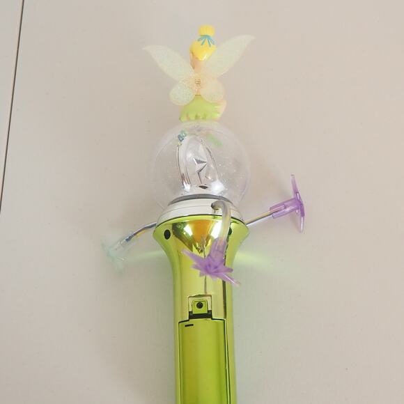 Disney Parks Tinker Bell Light Up Spinning Wand Disneyland DisneyWorld Peter Pan - Picture 3 of 11
